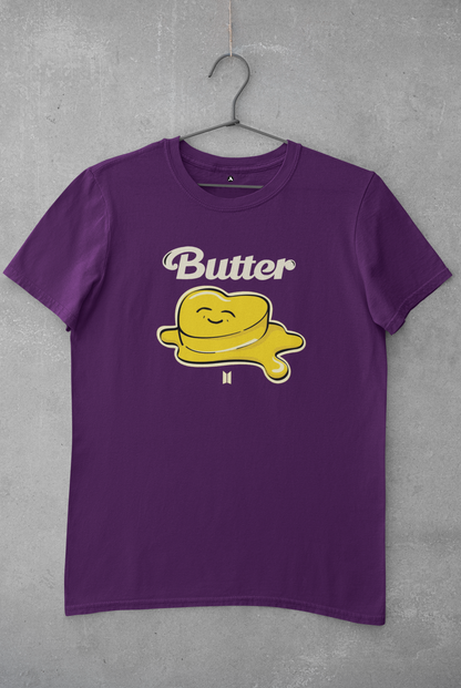 Butter : BTS-HALF-SLEEVE T-SHIRTS PURPLE