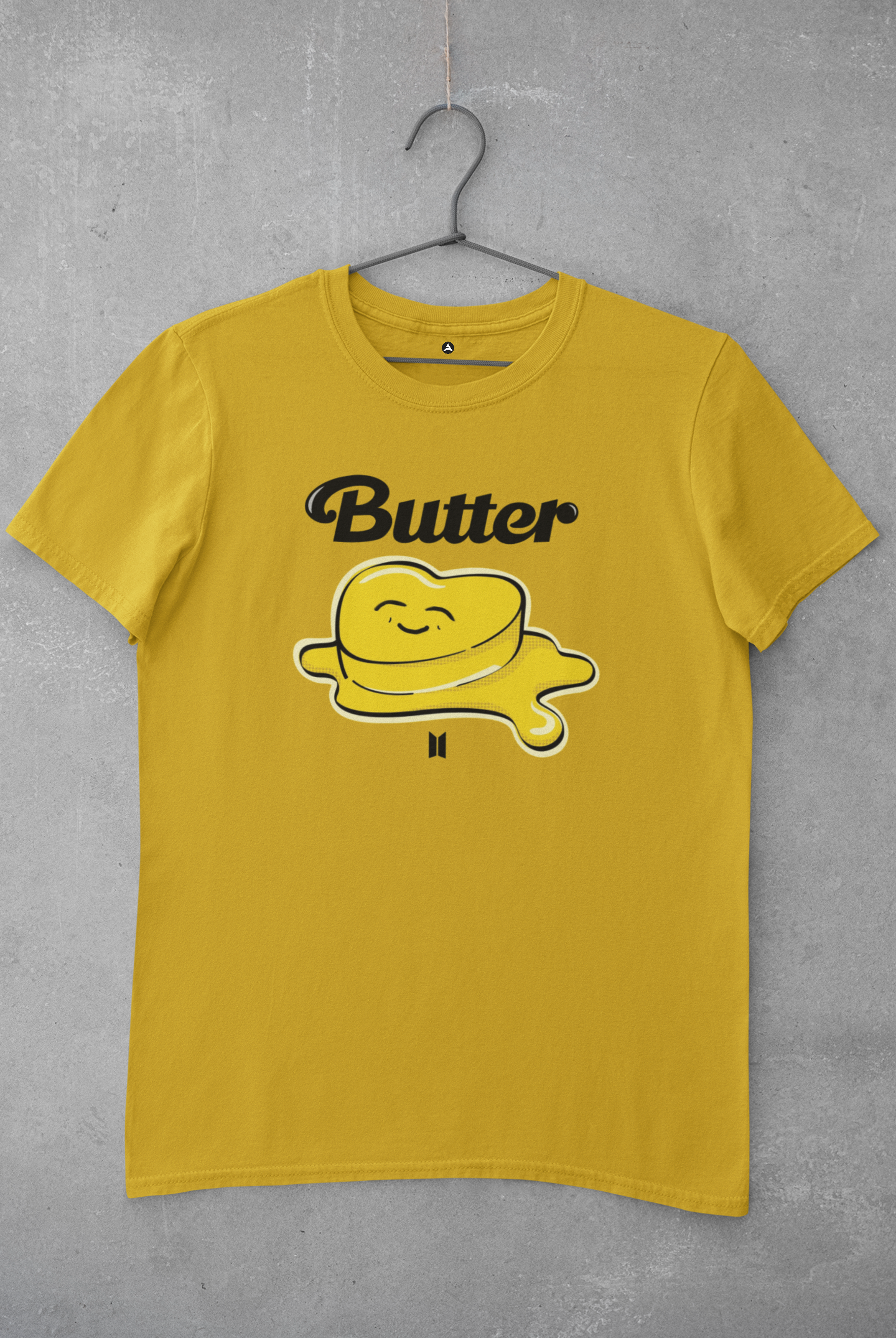 Butter : BTS-HALF-SLEEVE T-SHIRTS YELLOW