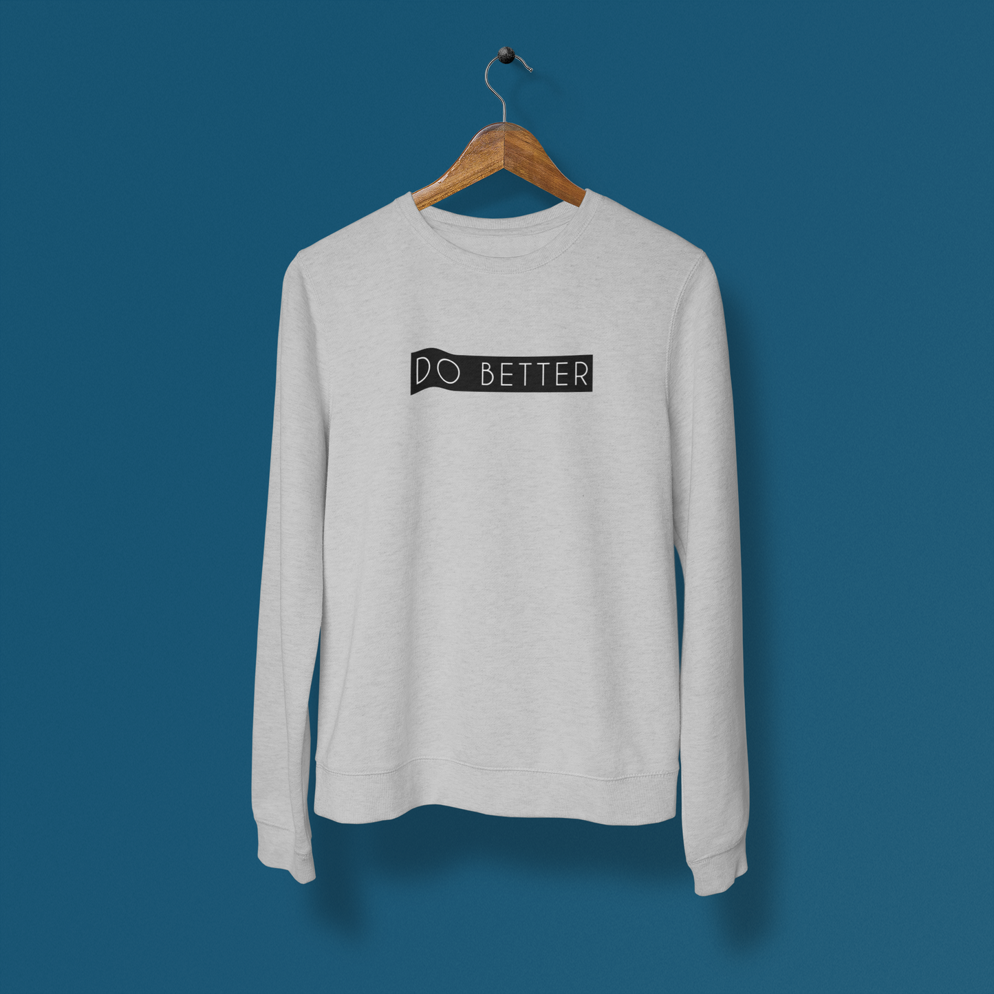 Do Better - Grey Melange Winter Sweatshirts