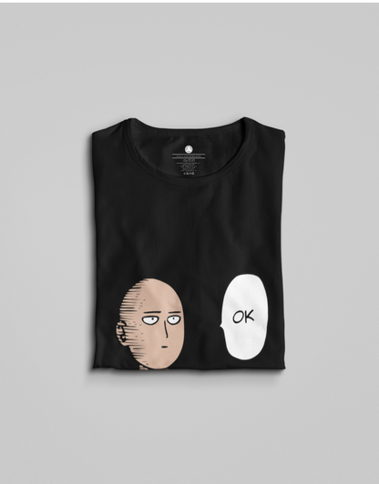 Camiseta Saitama One Punch Man Para Niños - 100% Algodón, Corte Estándar, Certificado Öko-Tex