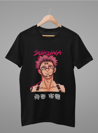 Sukuna-Jujutsu Kaisen: Anime- Regular Fit T-Shirts