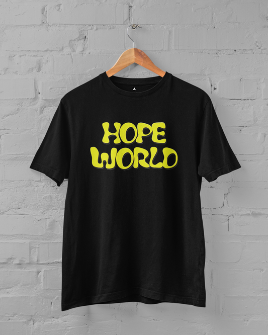 HOPE WORLD : BTS - HALF-SLEEVE T-SHIRTS BLACK