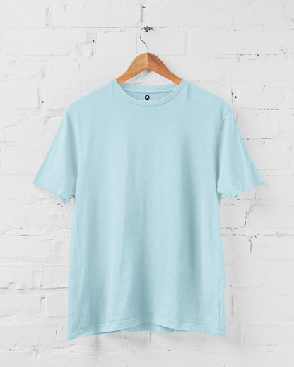 Basic Oversized T-shirt: Mint Blue