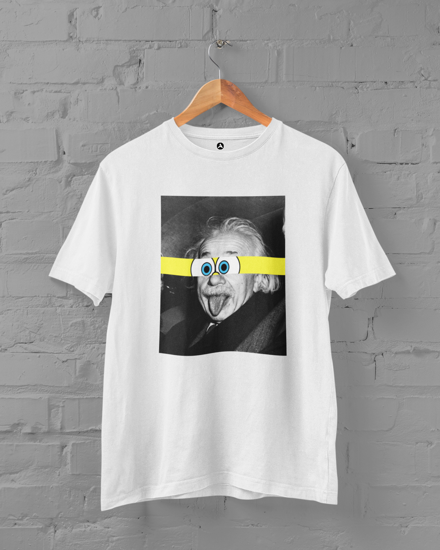 Einstein Sticks Sponge bob - Half Sleeve T-Shirts WHITE