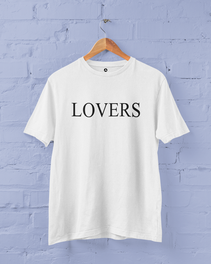 LOVERS : BTS - HALF-SLEEVE T-SHIRTS WHITE