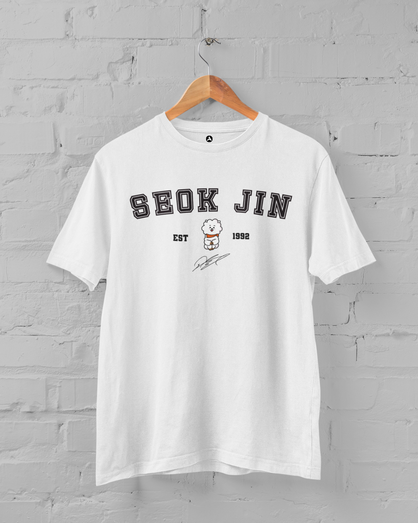 BTS Crew- Regular Fit T-Shirts Seok Jin