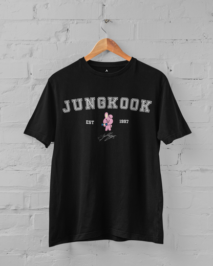 BTS Crew- Regular Fit T-Shirts Jungkook