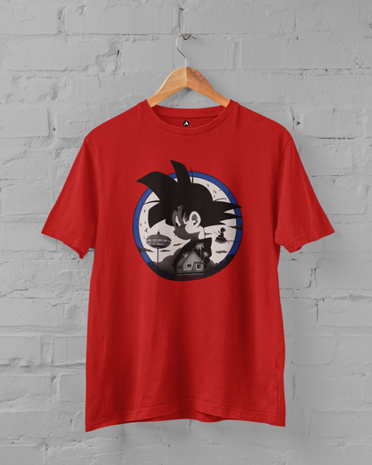 Goku : Dragon Ball Z- Anime- Regular Fit T-shirts RED