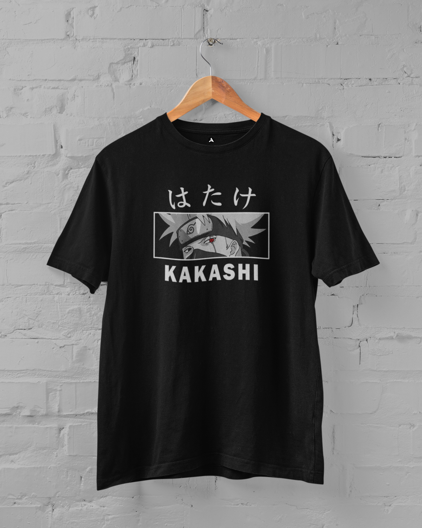 Kakashi: Anime- Regular Fit T-Shirts BLACK