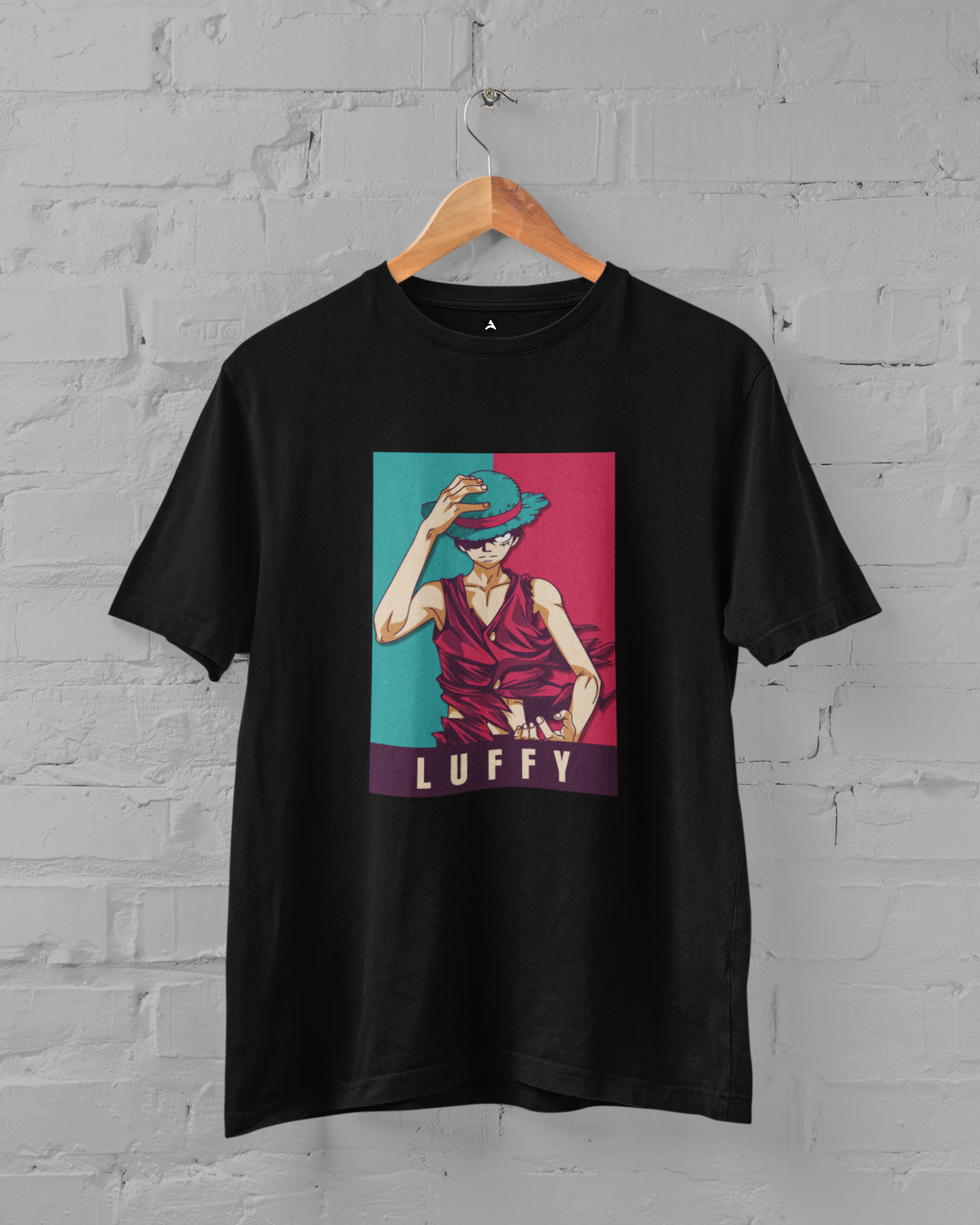 Luffy: One Piece - Anime - Regular Fit T-Shirts. BLACK