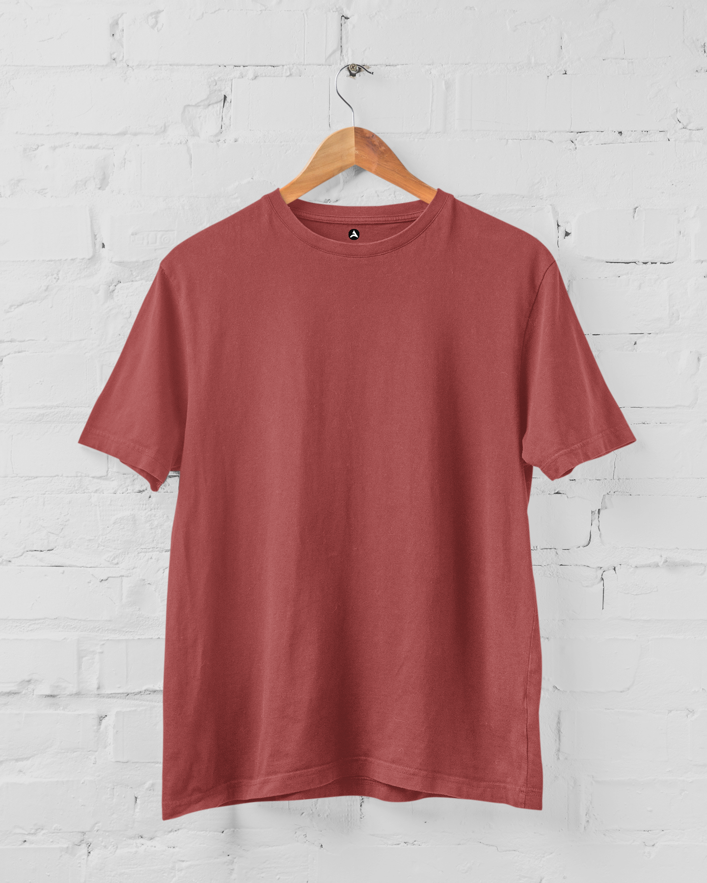 Basic Oversized T-shirts for Women: Coral Red