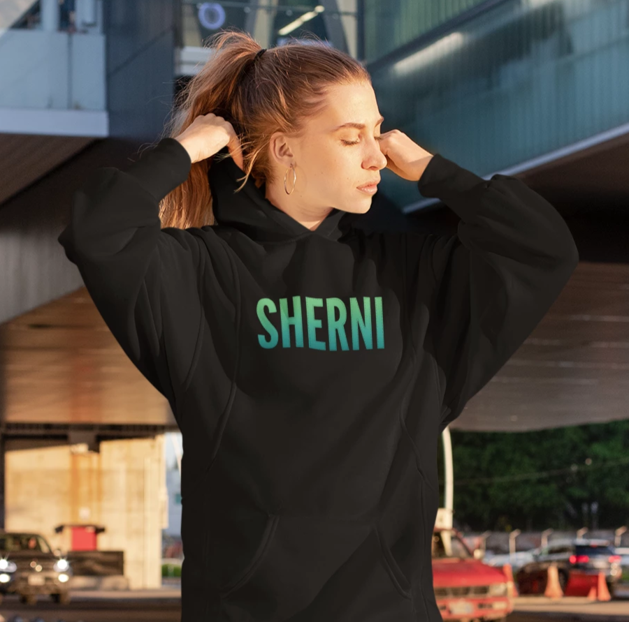 Sherni - Winter Hoodies TEAL BLACK