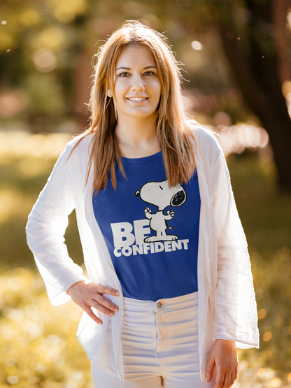 Snoopy - Be Confident: Regular Fit T-SHIRTS