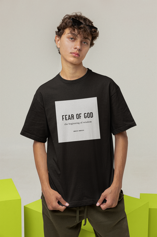Fear of God: Aesthetic- HALF-SLEEVE T-SHIRTS BLACK