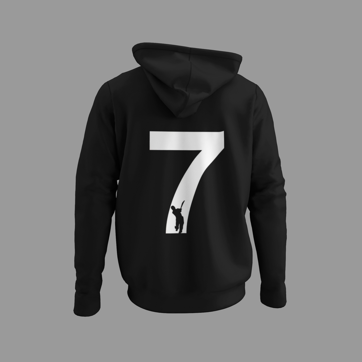 MS Dhoni 7 (Double Sided Print): WINTER HOODIES