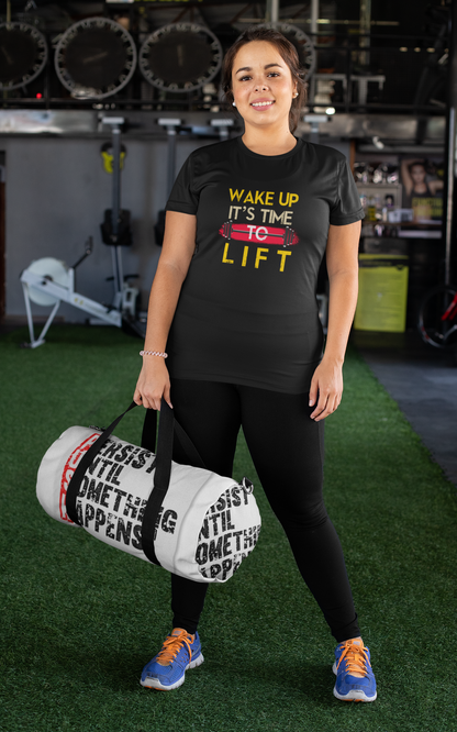 WAKE UP IT'S TIME TOO LIFT HALF-SLEEVE T-SHIRT