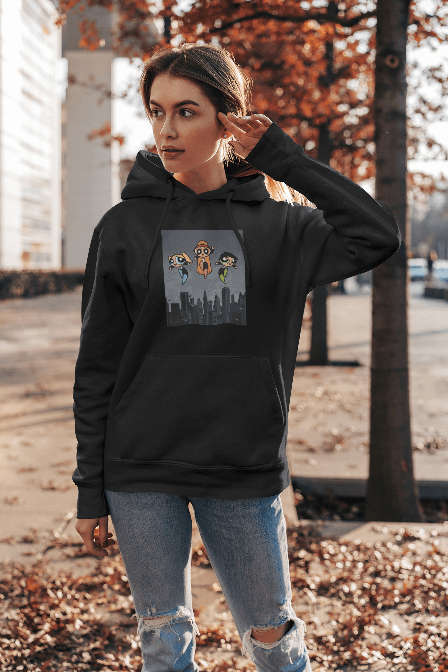 The powerpuff hot sale girls hoodie