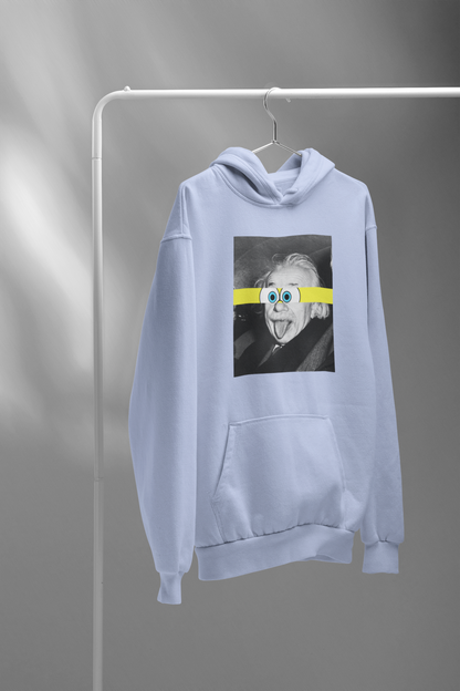 Einstein Sticks Sponge bob: Aesthetic - WINTER HOODIES SNOW BLUE