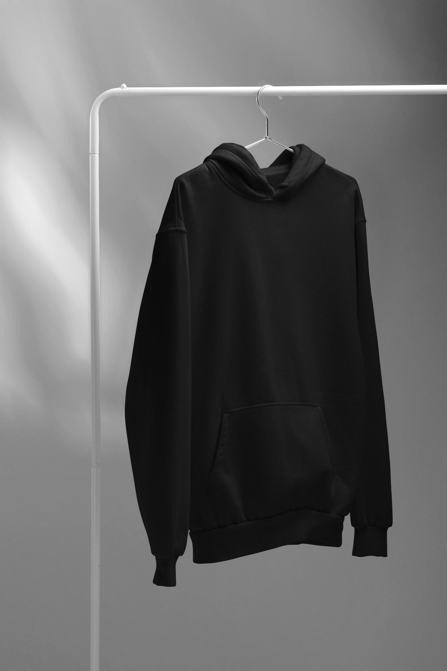 Basic Black Winter Hoodies