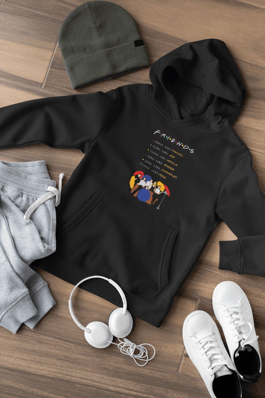 FRIENDS - WINTER HOODIES BLACK