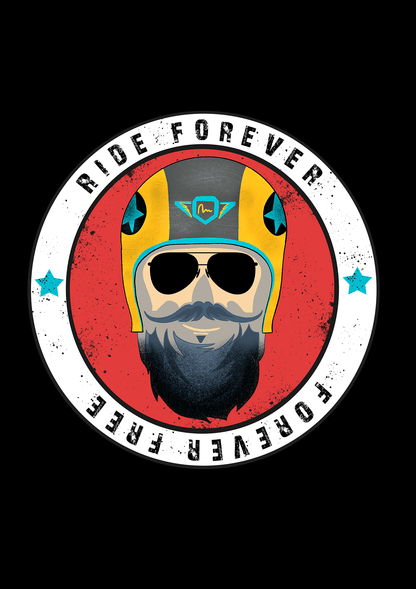 " RIDE FOREVER " HALF-SLEEVE T-SHIRT'S
