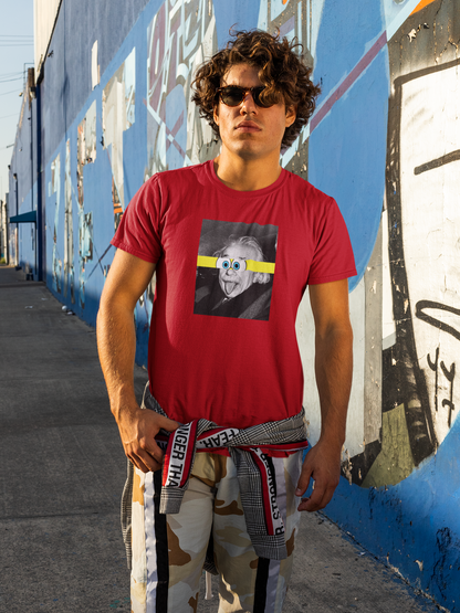 Einstein Sticks Sponge bob - Half Sleeve T-Shirts