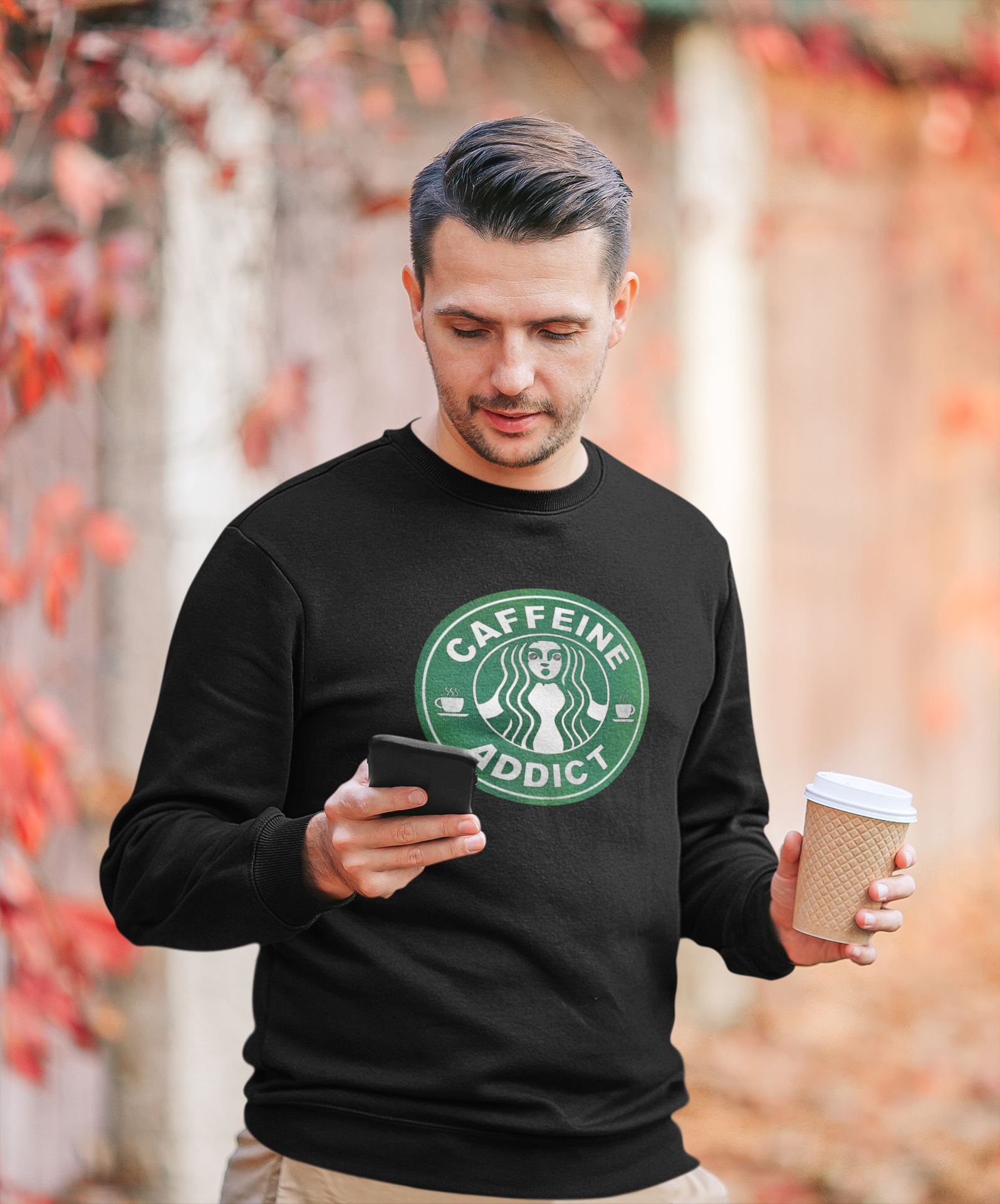 Caffeine Addict - Winter Sweatshirts