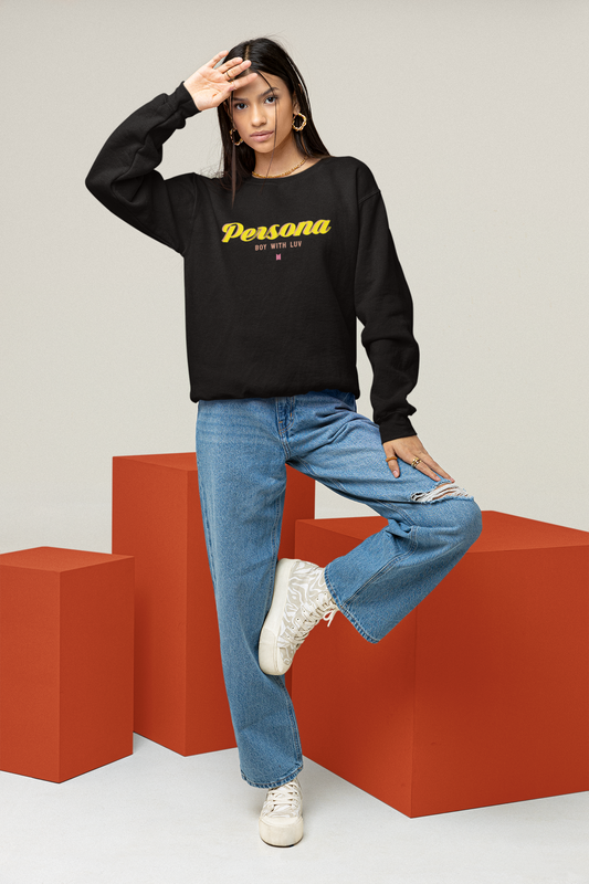 Persona- Boy with love: BTS - Winter Sweatshirts BLACK