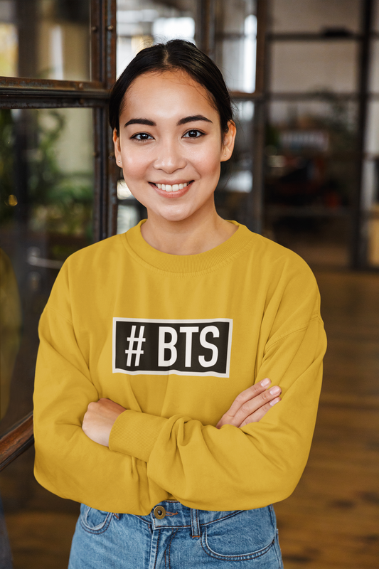 #BTS : Winter Sweatshirts MUSTARD YELLOW