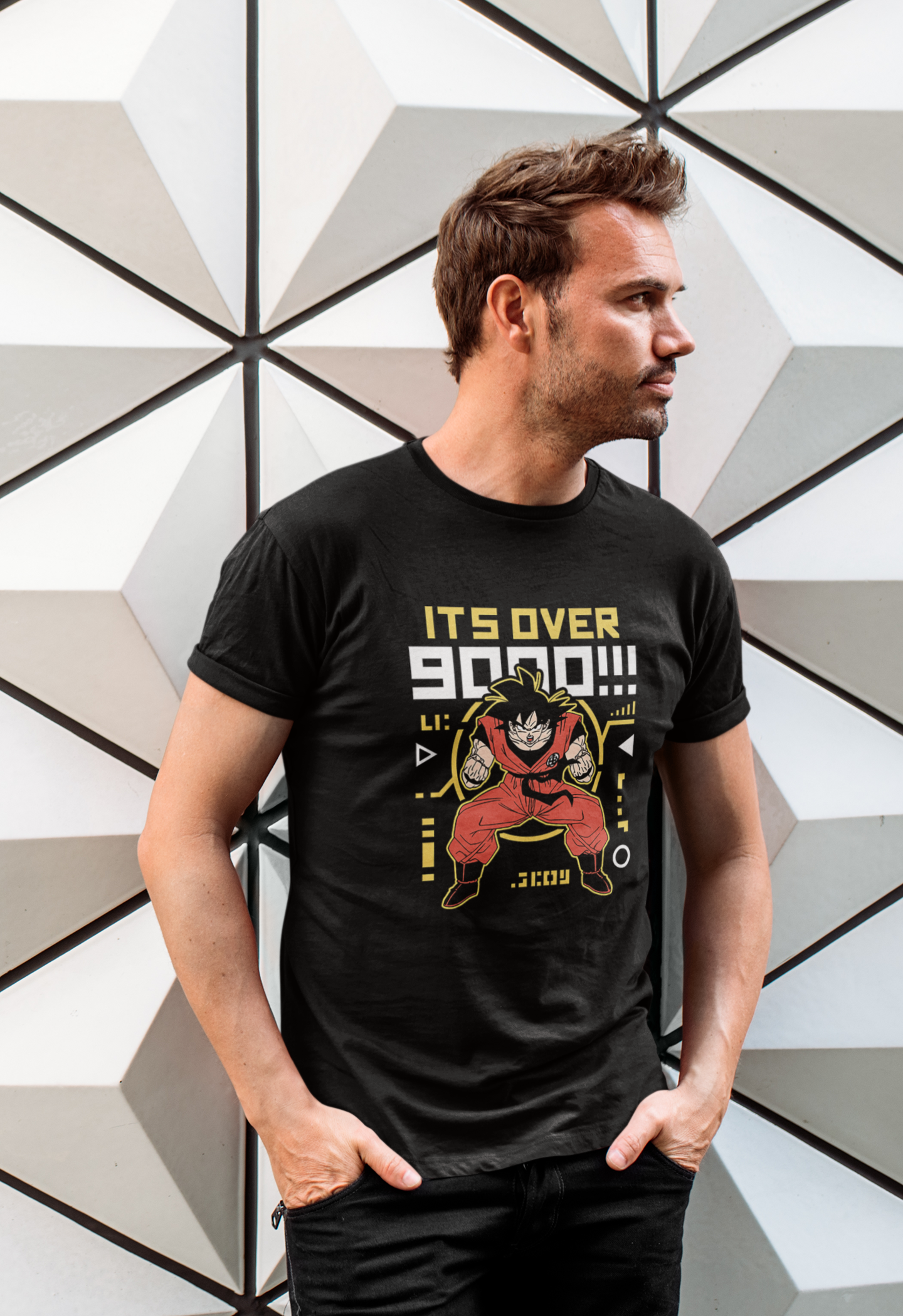 It's Over 9000: Dragon Ball Z- Regular Fit T-Shirts