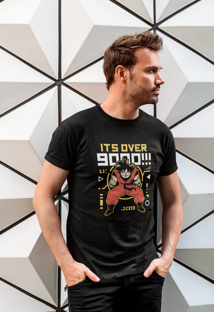 It's Over 9000: Dragon Ball Z- Regular Fit T-Shirts