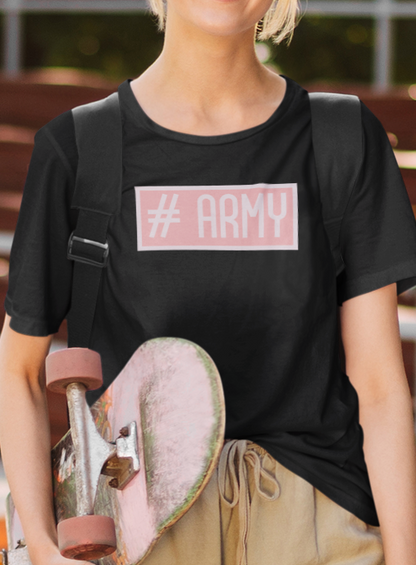 #ARMY : BTS - HALF-SLEEVE T-SHIRTS