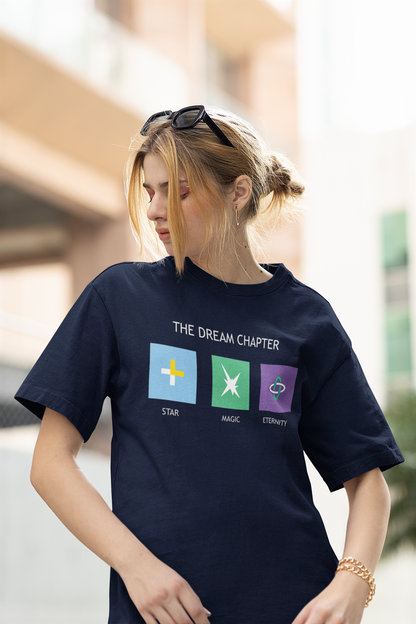 The Dream Chapter- TXT Regular fit Unisex T-Shirts NAVY BLUE