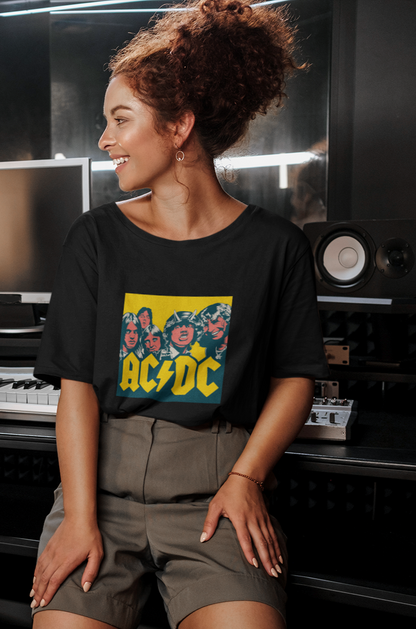 AC DC: Music & Bands- Half Sleeve T-Shirts