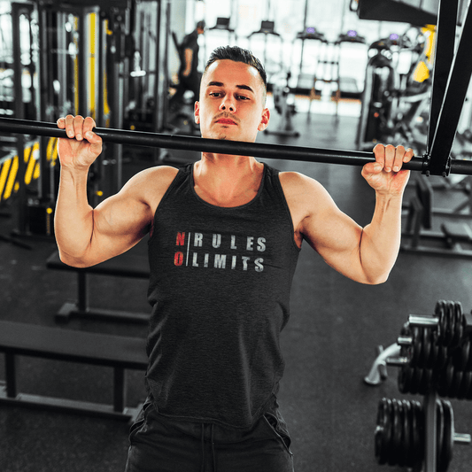 NO RULES, NO LIMITS: SLEEVELESS T-SHIRTS by ANTHERR