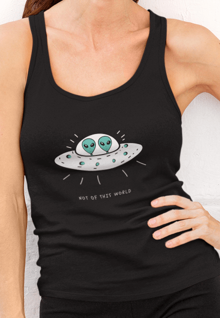"NOT OF THIS WORLD" : Tank Tops