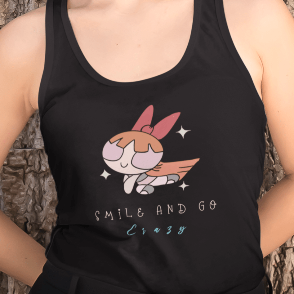 SMILE AND GO CRAZY : POWERPUFFF GIRLS - Tank Tops