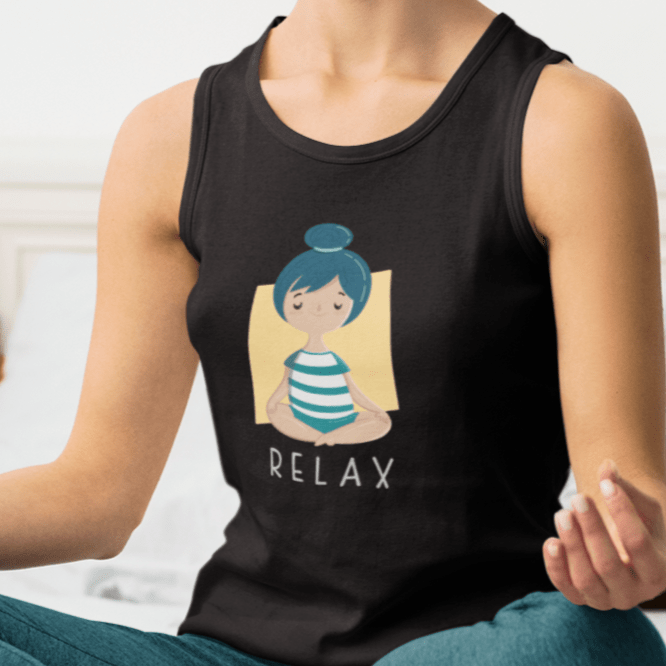 RELAX : Yoga Tank Tops by ANTHERR