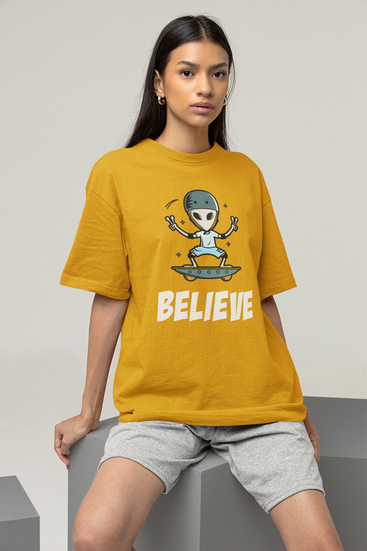 Believe: ALIEN & SPACE- OVERSIZED T-SHIRTS