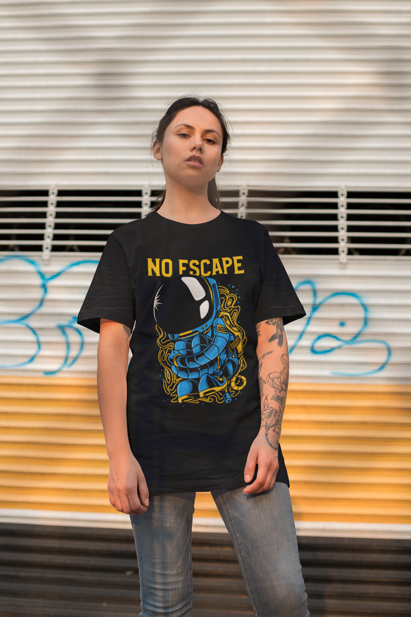 No Escape : ALIEN & SPACE- HALF-SLEEVE T-SHIRTS